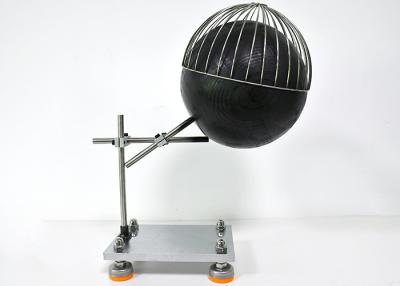 China Wire Frame 200mm Dull Black Painted Wooden Sphere Device IEC 60335-2-23 for sale