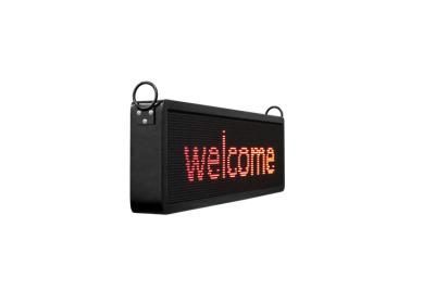 China Ultra Thin Front Access Text Scrolling 640*160mm P5 Led Sign Board for sale