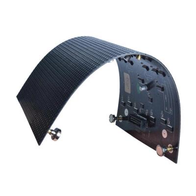 China High Definition 256x128mm P4 Soft Curved Flexible LED Screen for sale