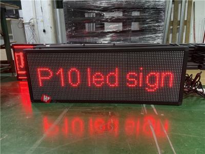China P10 Outdoor 6000nits Scrolling Message Led Signs SMD3535 for sale