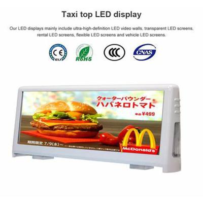 China Digital P4 62500dots/sqm Taxi Top LED Display SMD1921 for sale