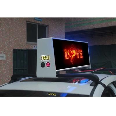China SMD1921 Taxi Top Led Display USB 4G GPS Control 6500cd/Sqm Taxi Led Screen for sale