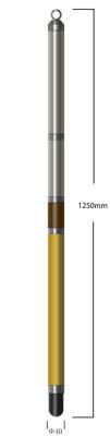 China Azimuth 360 deg Remote Digital Inclinometer Probe Vertex range 0-50 deg for sale