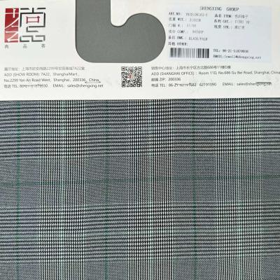 China Poly Spandex Check Fabric for sale