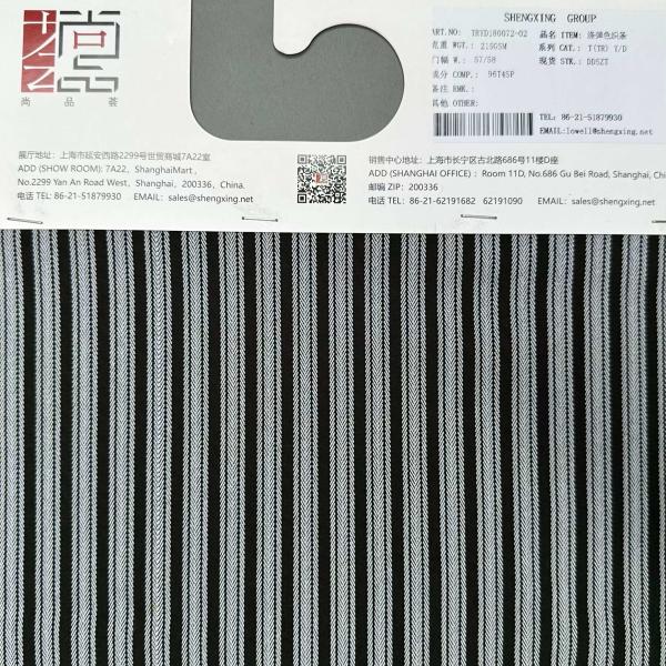 Quality Poly Spandex Stripe Fabric for sale