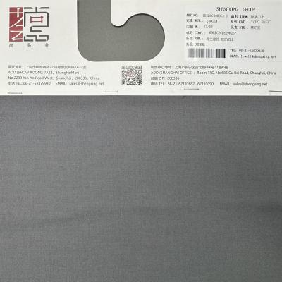 China Recycled Poly Spandex Twill Stoffen Te koop