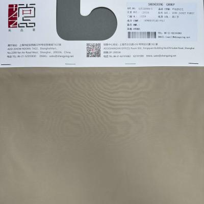 China Tejido de chaqueta baja de polietileno reciclado en venta