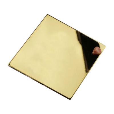 Chine Le délié de feuille d'acier inoxydable de miroir de Rose Gold 304 a coloré le noir à vendre