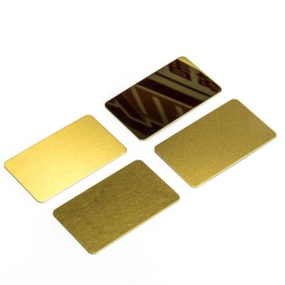 China AISI Mirror Stainless Steel Sheets Gold Blue Super Mirror 8K Finish for sale