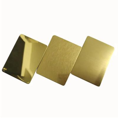 China 4 Inch Decorative Stainless Steel Panels PVD Coating Mirror Finish Sheet for sale