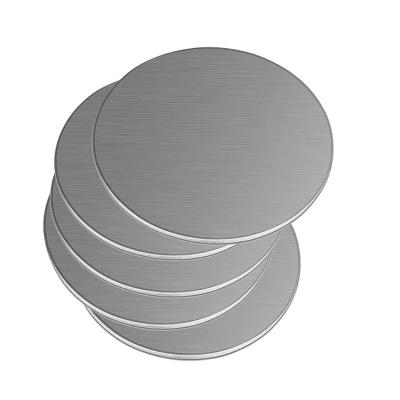 Chine 304 feuille circulaire de plat plat du plat 100mm de disque d'acier inoxydable autour des métaux de rangée à vendre