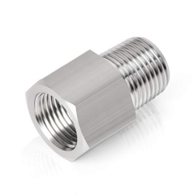 China Round Stainless Steel Pipe Fittings NPT Reducing Cast Pipe Adapter Fitting for sale