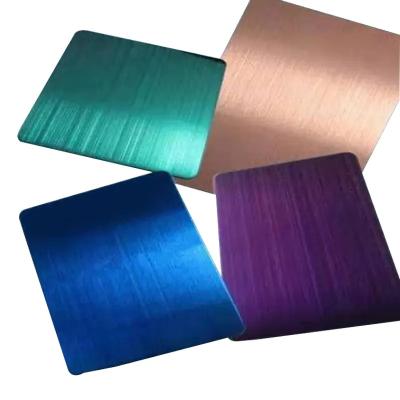 Chine 304l 201 304 316 430 316l miroir couleur tôle en acier inoxydable 2B 8K plaque SS à vendre