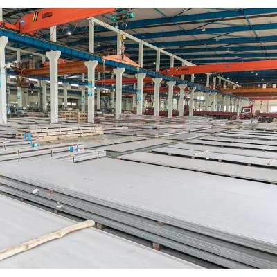 China Folha de aço inoxidável de comprimento 6000 mm SUS AISI 304 316L 310S 316ti 317L 321 430 410S 3cr12 420 2B No.1 à venda