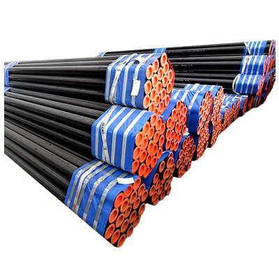 China Black Painted Cabron Steel Seamless Pipe ASTM A106 API 5L Sch 40 for sale