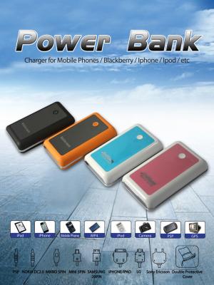 China Colorido OEM 8400mA USB portátil Power Bank para o iPhone, iPad, New Pad à venda
