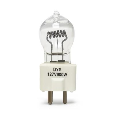 Chine Lampe de projecteur d'halogène de tungstène d'ampoule de l'ampoule d'halogène de lumière d'étape de film DYS 127V 600w Gy9 5 à vendre