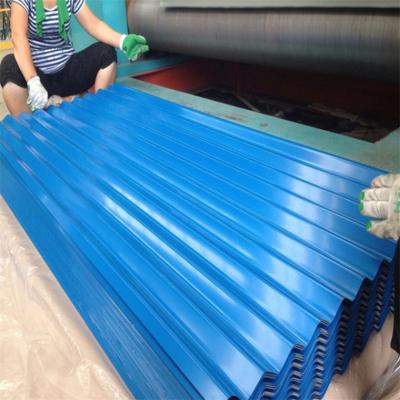 China Color Coated Corrugated Roofing Sheet Galvanized Galvalume Zinc Coated for sale