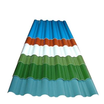 China Hot Dipped Zinc Coated Corrugated Metal Roofing Sheets 800mm - 1600mm for sale