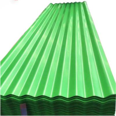 China Zinc Painted Roofing Corrugated Sheet Metal Colorful PPGI Corrugated Steel Plate for sale