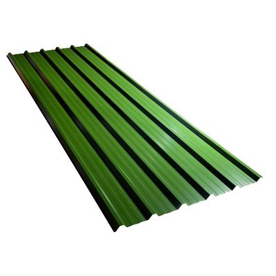 China Cold Rolled Galvanized Steel Roofing Sheet Prepainted Color Coated Corrugated 600mm for sale