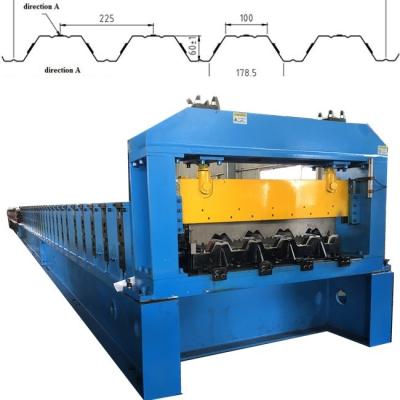 China 1.2mm Galvanized Steel Floor Decking Forming Machine 28 Rolling Stations for sale