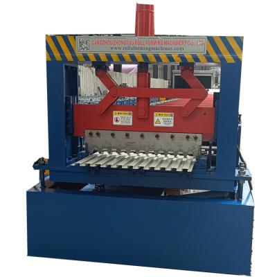 China Structural Ppgi Floor Decking Machine Facade Wall Cladding Panel Roll Former Machine for sale