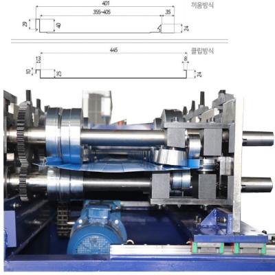 China 680 Linear Panel Rolling Forming Machine Self Lock Standing Seam for sale