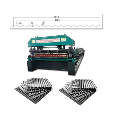 China Steel Corrugated Roofing Sheet Rolling Forming Machine PPGI Material for sale