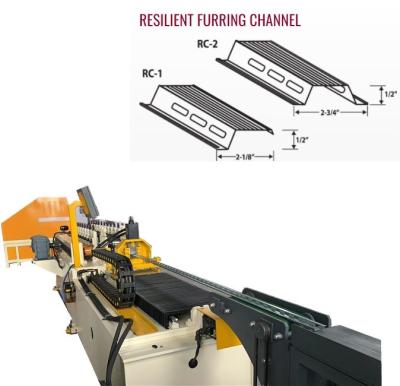 China Single-Leg Resilient Channel rolling forming machine for sale