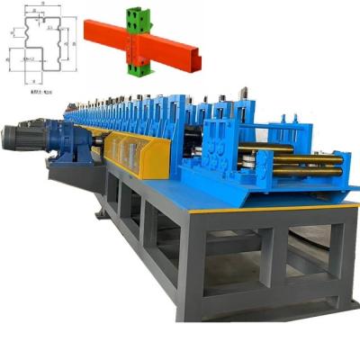China 18.5KW P Beam Step Beam Roll Forming Machine For Warehouse Shelf for sale