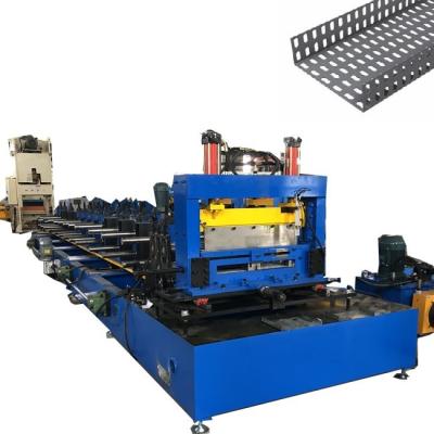 China Flexible Light Duty Cable Tray Roll Forming Machine High Capacity for sale