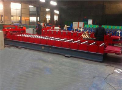 China PLC Control Glazed Tile Machine With Automatic Hydraulic Cutting System for sale