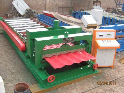 China Colored Glazed Tile Machine 3 KW Hydraulic Motor Power 5 Ton Loading Capacity for sale