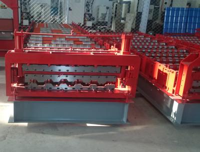 Κίνα Διπλό φύλλο στεγών στρώματος οικοδομικού υλικού που κατασκευάζει τη μηχανή, ρόλος προστατευτικών κιγκλιδωμάτων που διαμορφώνει τη μηχανή προς πώληση
