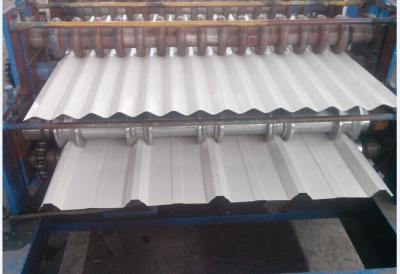 China Chain Drive Double Layer Roll Forming Machine With Different Colors for sale