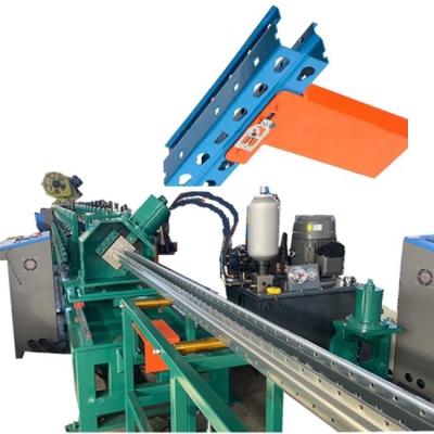 China Warehouse Shelf Upright Rack Rolling Forming Machine for sale