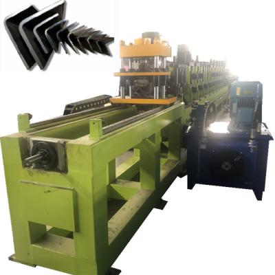 China Cold formed steel angle bar rolling forming machine for storage rack en venta