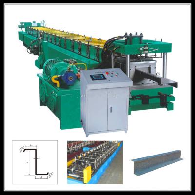 China Building Material CZ Purlin Roll Forming Machine Metal Roll Former 11-16  Steps for sale