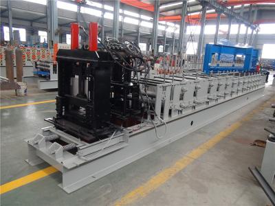 China Gcr 15 CZ Purlin Roll Forming Machine Colored Steel Tile Type With 15 Rows Rollers for sale