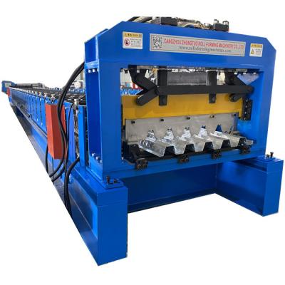China Popular metal decking profiles rolling forming machine for USA market for sale
