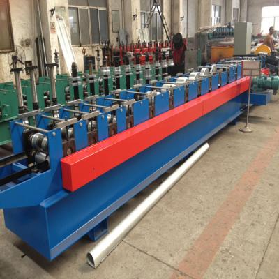 China Steel Downspout Roll Forming Machine 330 Mm Feeding Width 70 Mm Shaft Diameter for sale