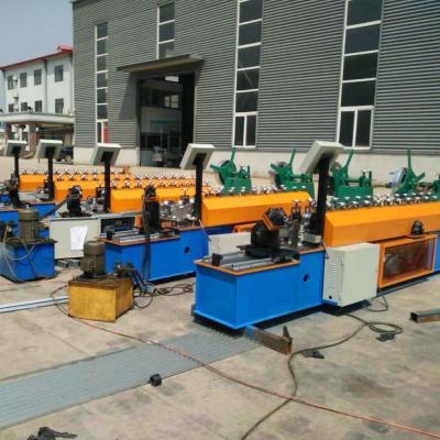 China Bar Stud And Track Roll Forming Machine Ceiling Main And Cross T Grid Channel for sale