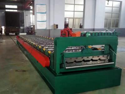 China Kundengebundene Entwurfs-Dach-Rolle, welche die Maschine/Wellblech herstellen Maschine bildet zu verkaufen