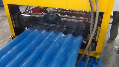 China Customized Wall Panel Roll Forming Machine With 5 Nm Chrome Coated Shaft for sale