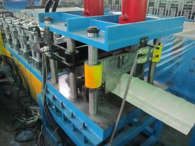 China Low Noise Ridge Cap Roll Forming Machine Chain Transmission Roller Driven for sale