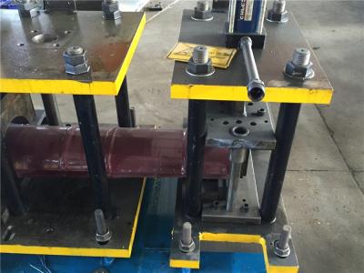 China 7 Kw Power Ridge Cap Roll Forming Machine 0.3 - 0.80 Mm Steel Plate Thickness for sale
