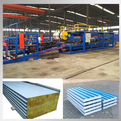 China Steel Profile EPS Sandwich Panel Roll Forming Machine For Construction for sale