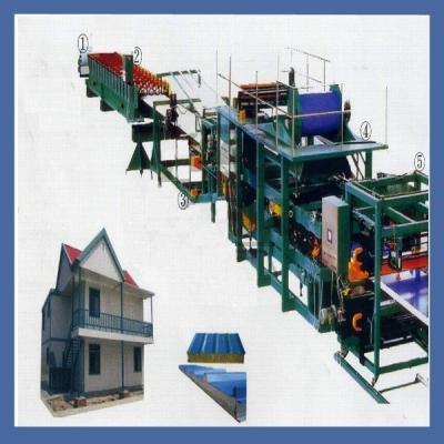 China Fully Automatic Sandwich Panel Production Line / Corrugated Cardboard Machine for sale