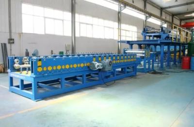 China Double Layer Sandwich Panel Roll Forming Machine Production Line For Building for sale